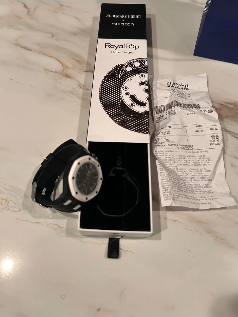 Swatch x Ap Royal pop pocket watch